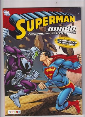 DC Superman Jumbo Coloring and Activity Book (Softcover: Activities, Children's)