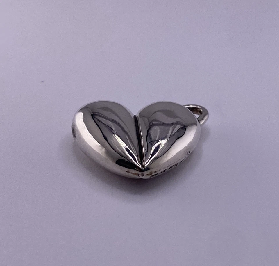 Colgante corazón plata 925 cordón guijarros Barry Foto 4 de 4