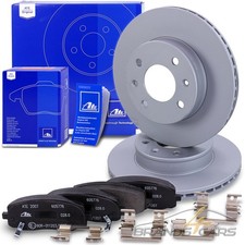 ATE BREMSSCHEIBEN BELÜFTET Ø241 + BELÄGE VORNE FÜR HYUNDAI I-10 1.0-1.2 AB 08-13