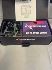Exprotrek 4K Action Sport Waterproof Camera Touch Screen with Helmet Accessories