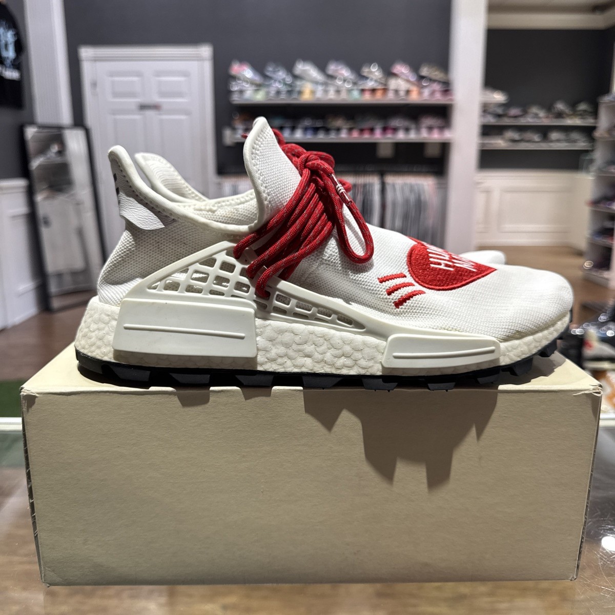 adidas gazelle silver green womens adidas NMD HU Pharrell Human Made White Red – YankeeKicks Online