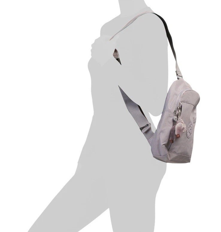 Kipling KLYNN SLING Backpack /Crossbody Bag Dove Grey KI9457  display picture 3