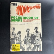 The Monkees Pocket Book Of Somgs 1967 Pics Cartoons Music Guitar Piano