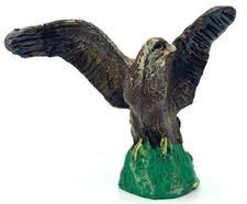 Elastolin Lineol Eagle Bird Composite 1940s Toy Figure 3in Comp Vtg Repairs