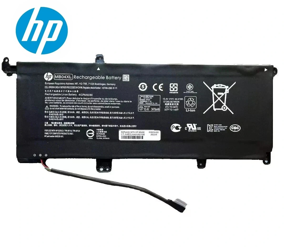 OEM Genuine MB04XL Battery For HP Envy X360 M6-AQ105DX M6-AQ