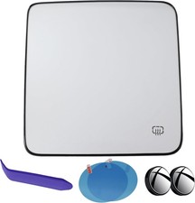 Driver Side Mirror Glass Heated Fits Jeep Wrangler 2018-2026 Gladiator