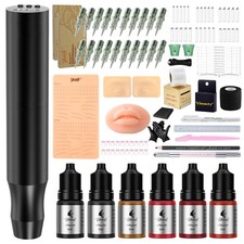 YBEAUTY Beginners Microblading Tattoo Kit, Professional Cordless Tattoo Pen ...