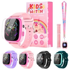Kids Smart Watch Phone 4G SIM SOS Call 2 Way Call LBS Location Boys Girls Gifts