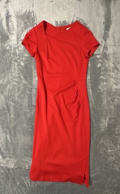 LK Bennett Poco Dress in Salsa Red Size 2