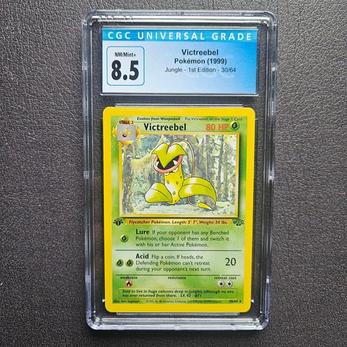 Victreebel (1st Edition) graded CGC 8.5 for sale on eBay