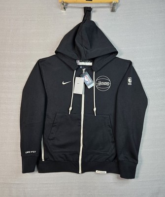 NIKE Los Angeles Lakers Hoodie Jacket Medium Mens Black Full Zip NBA Team Issue