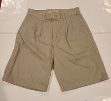 Nwt Wrangler boys 12 Reg Khaki Shorts Beige 8 Inch Inseam New 100 Cotton shorts