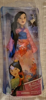 Disney Princess Royal Shimmer Mulan Doll  New In Box. Box Is Damaged.