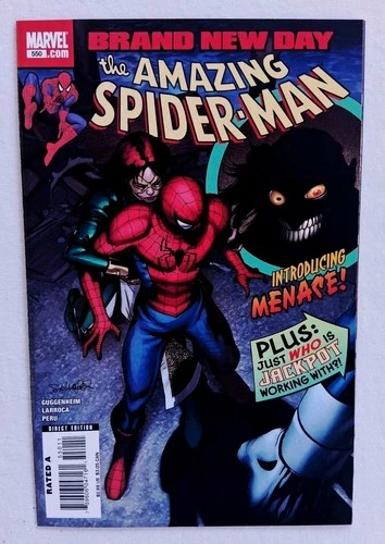 Amazing Spider-Man #550  NM 1st Appearance of Menace! 2008 Marvel Comics