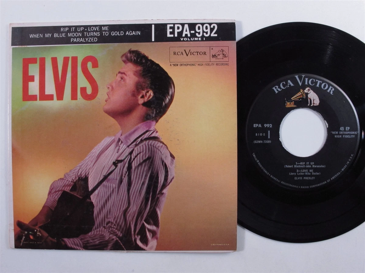 Rock & Roll 45 ELVIS PRESLEY Elvis - Vol. 1 RCA VICTOR 4-song ep HEAR w