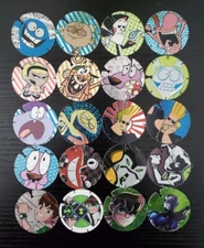 🔷️COMPLETE SET 80/80 "TAZOS POGS CARTOON NETWORK" 2013 SABRITAS MEXICO