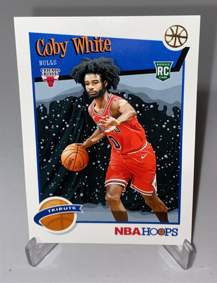 2019-20 Panini NBA Hoops Tribute Winter Coby White RC Rookie #295