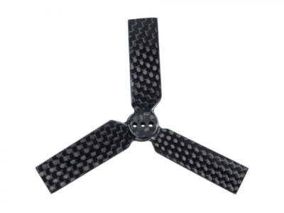 Carbonfaser 3-Blatt Propeller 70mm Heckrotor - OMP Hobby M2 V1/V2/EXP : MH-OM2