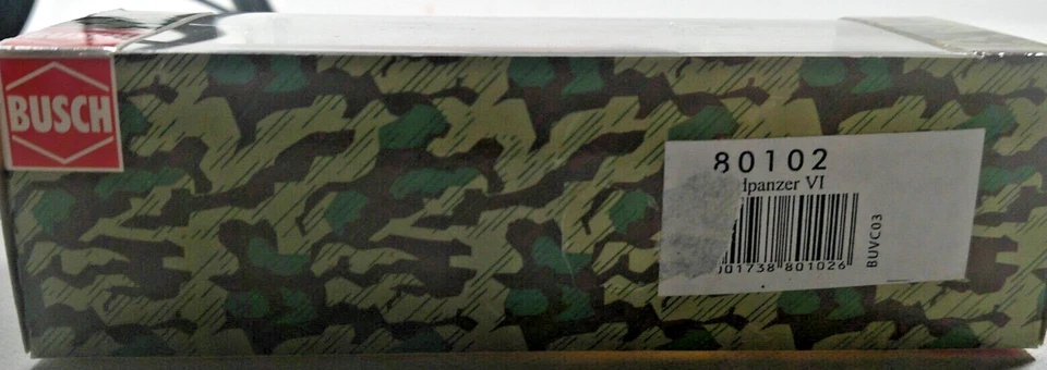 BUSCH HO scale 1/87 art.nr80102 '' tiger tank '' - Image 2 of 2