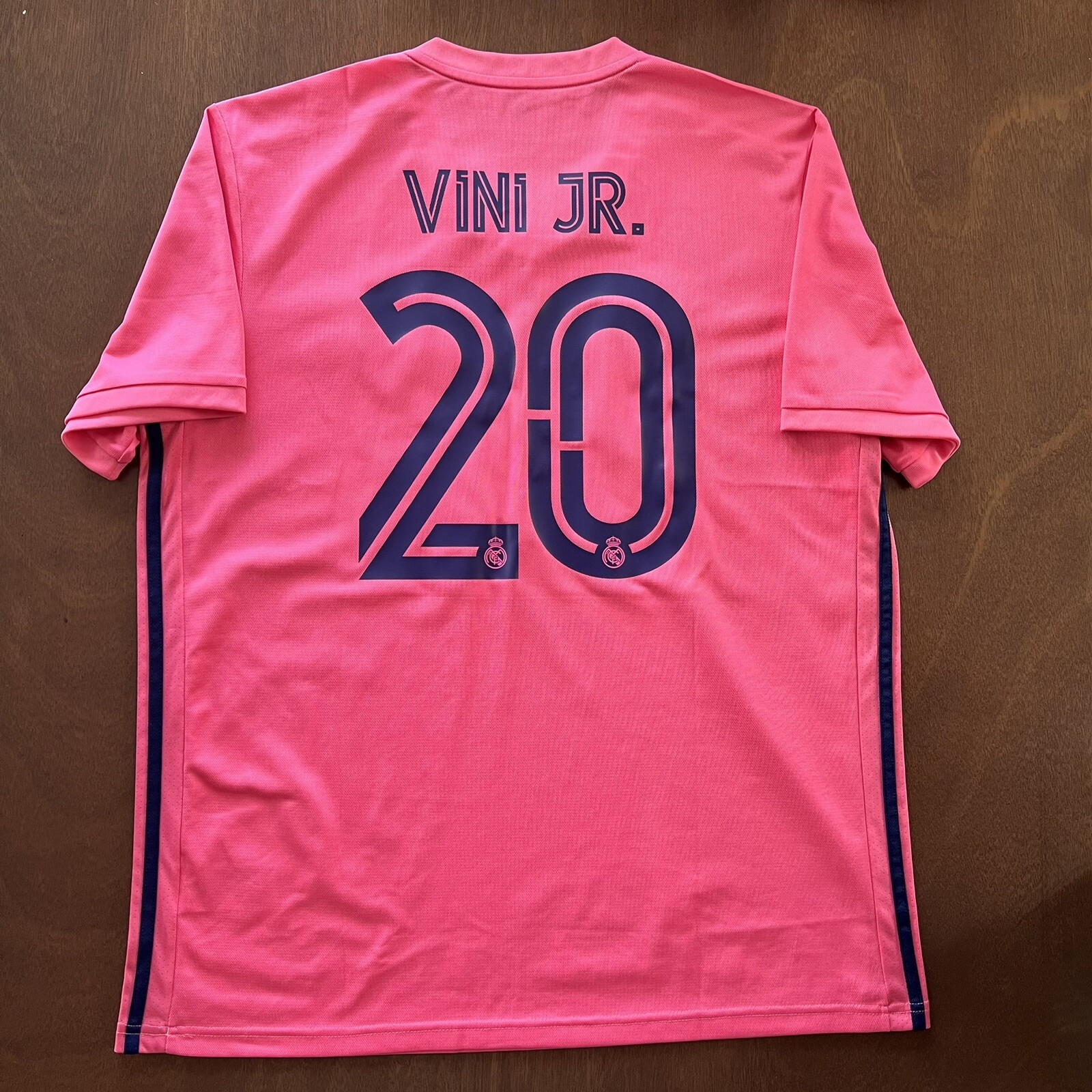 Maillot Extérieur Real Madrid 2020/21 - #20 Vini Jr - Taille M - Occasion