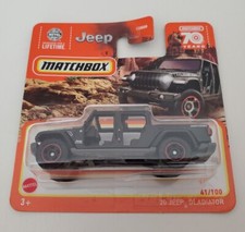 Matchbox '20 Jeep Gladiator 4x4 Vehicle Pickup 1:64 Diecast Toy Model Car in Box
