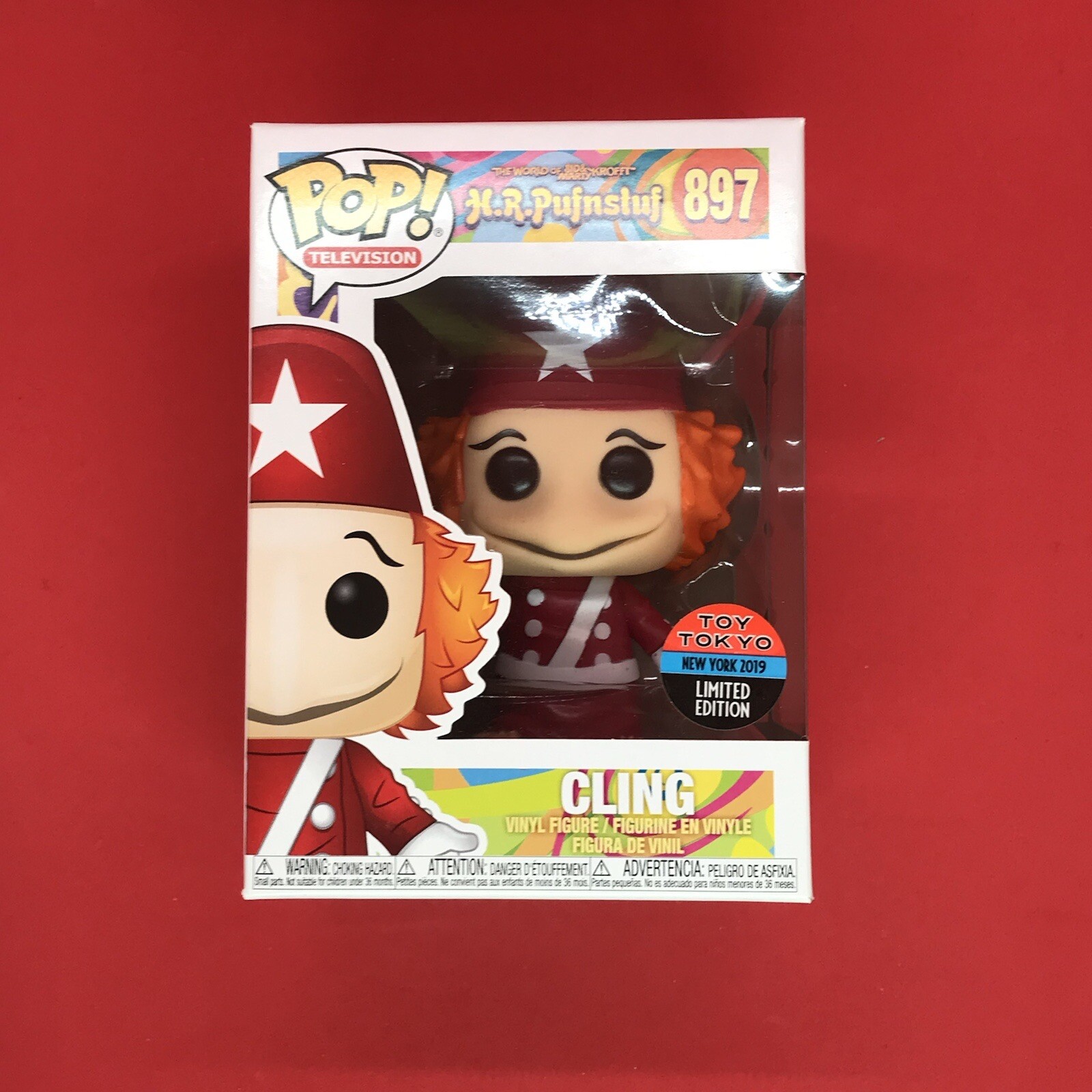 Funko Cling H.r. Pufnstuf #897 Pop Television Toy Tokyo New York 2019 Limited