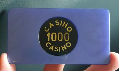 D06101 Rare Casino Poker Token  1000 Hector Saxe Paris Luxury Token Collection 