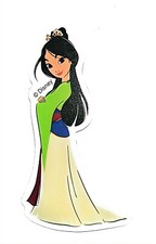 Disney Princesses MULAN Anime Cartoon Water Resistant Sticker