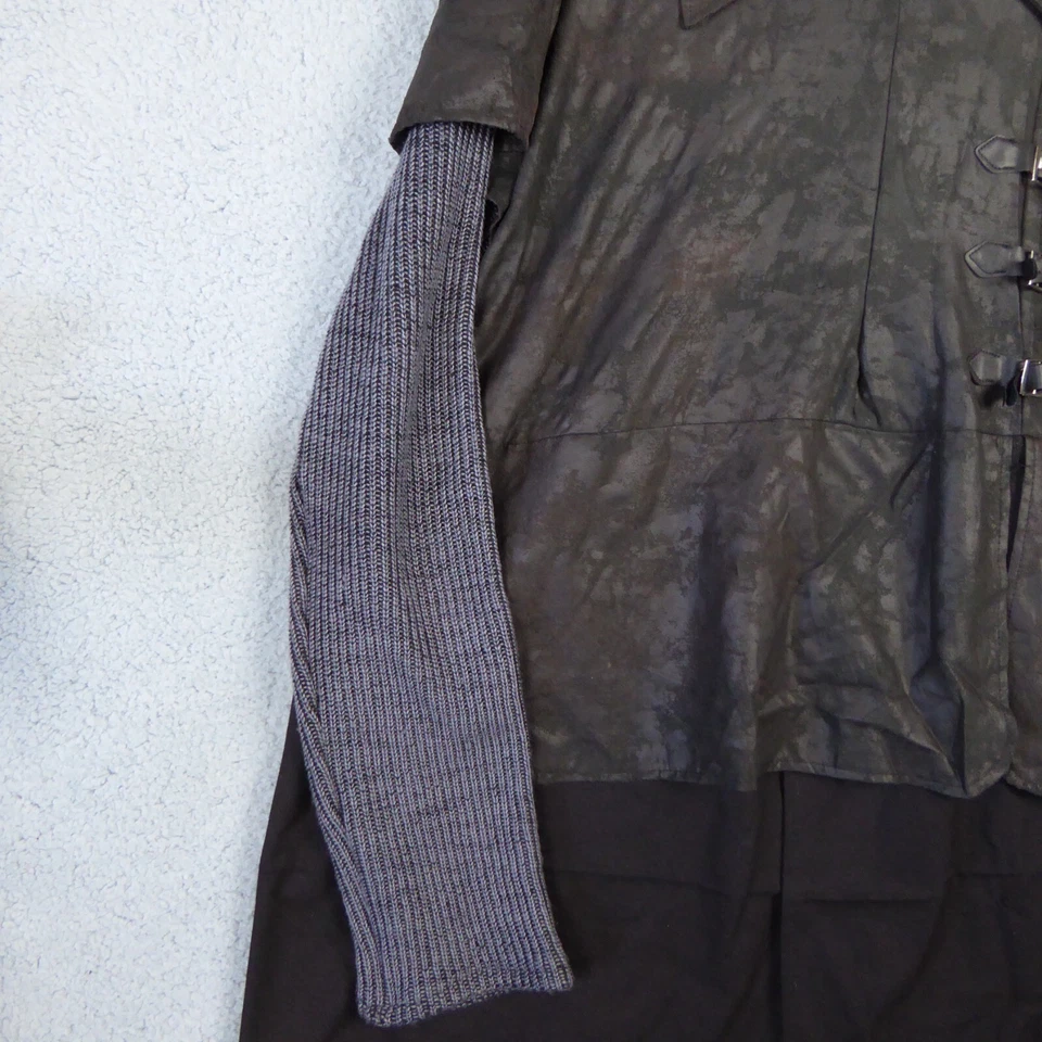 Jon Snow Night's Watch Tunic Costume Adult Plus Black HBO Game of Thrones Spirit - Image 4 of 4