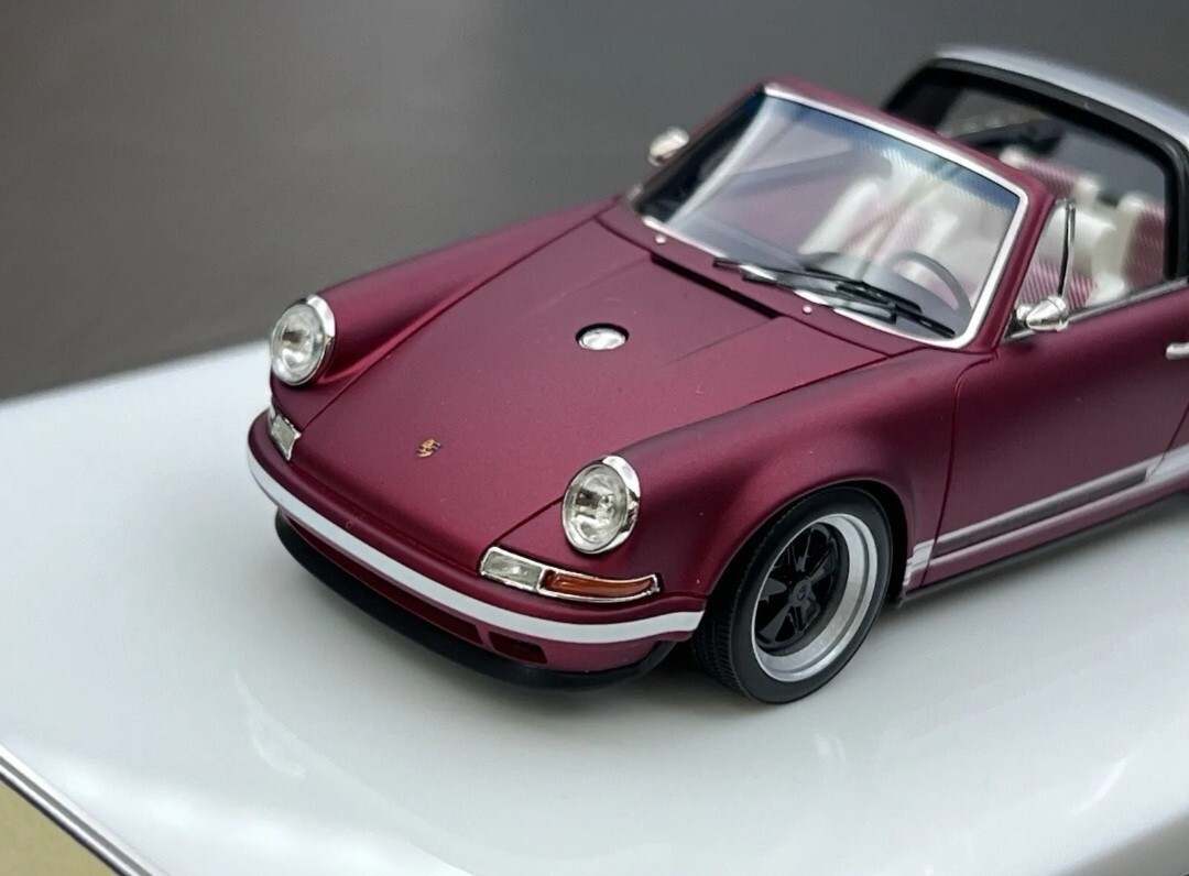 Porsche 911 964 Targa Singer Matt Candy Red 1:43 Make Up Porsche 911 964 Targa Singer Matt Candy Red 1:43 Make Up
