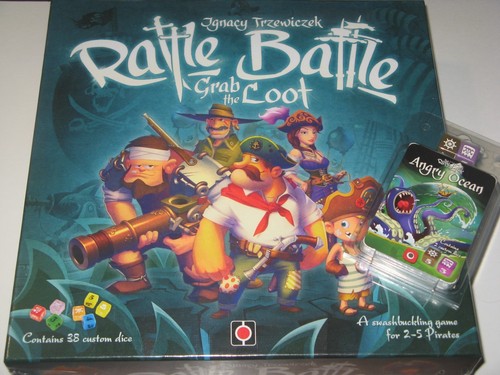Rattle,Battle,Grab the Loot+expansion NEW SW pirate dice&board game - Picture 1 of 4