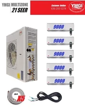 Ductless mini Split AC YMGI 45000 BTU 3.75 Ton Heat Pump high efficient 220V JK2