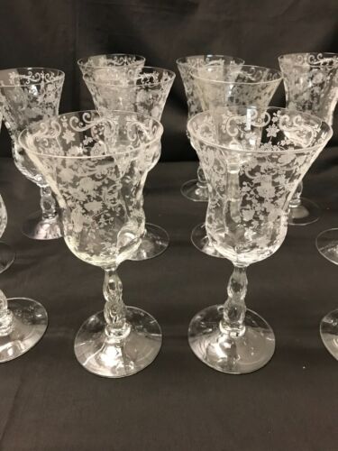 Vintage Cambridge Wine/Water Glasses - Picture 2 of 3