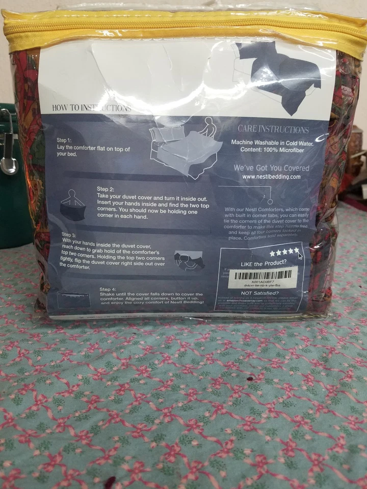 Nestl Duvet Cover SET King DVTCVR TIE NB K YLW FBA MULTI COLORED - Image 3 of 4