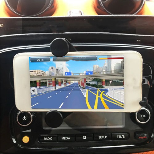 For Mercedes Smart 453 Fortwo Forfour Car Mobile Phone Bracket Navigation Frame - 第 7/8 張圖片