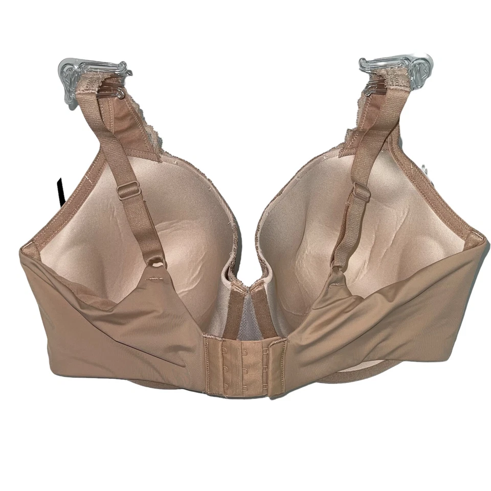 Sujetador Olga con aros elevación de encaje cómodo paneles de malla trasera nube 9 figura completa GF7961 Foto 3 de 4