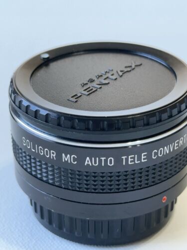 Teleconvertitore automatico Soligor MC 2x per Pentax-K made in Japan con custodia - Foto 3 di 5