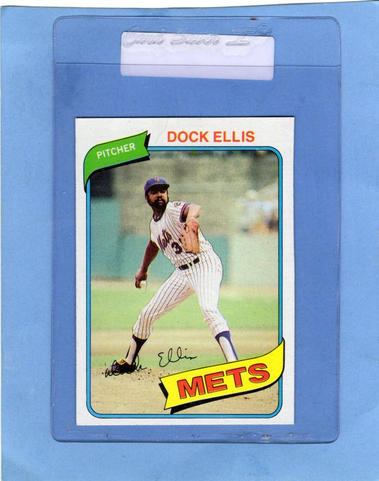 1980 Topps New York Mets Dock Ellis #117 Nr Mt-Mt