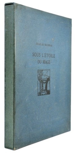 MAURRAS Sous l’étoile du mage burins ALBERT vente en gros DECARIS 1/3 ex. TIRAGE TÊTE JAPON