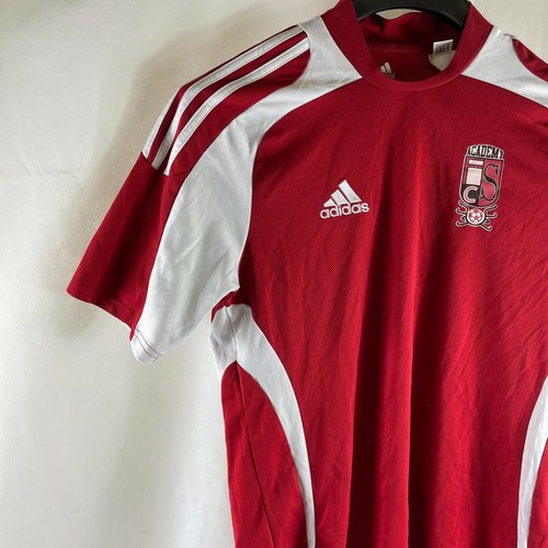Men's Adidas Clima 365 Red 25 jersey S Shirt T-Shirt - Picture 2 of 11