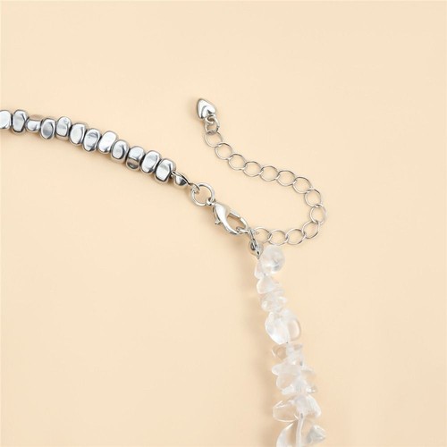 Luxury Crystal Beaded Necklace Irregular Starfish Tassel Necklace for Women - Picture 6 of 14