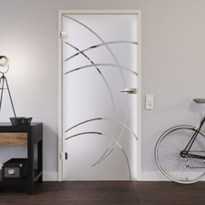 Komplettset Glastür Design