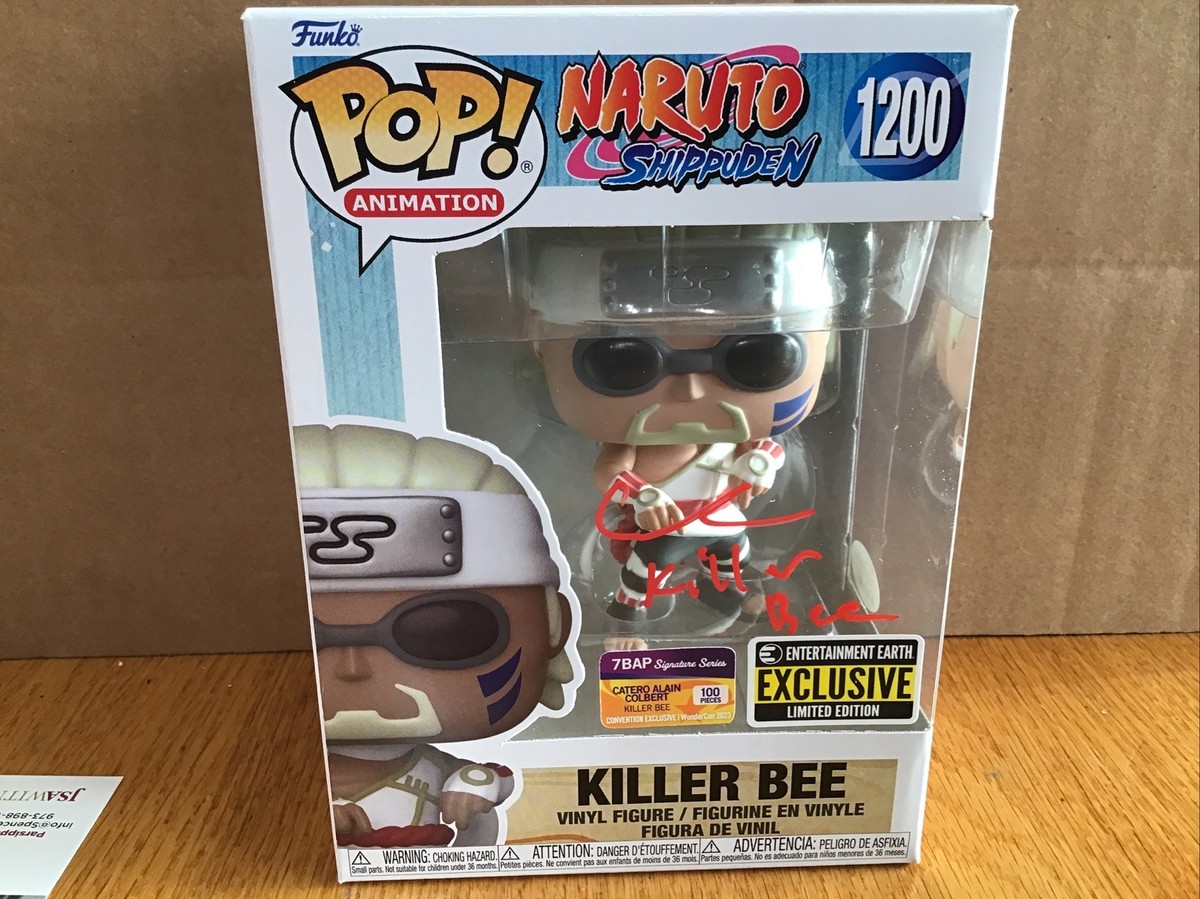 Funko POP Naruto Shippuden Killer Bee #1200 Signed By Catero