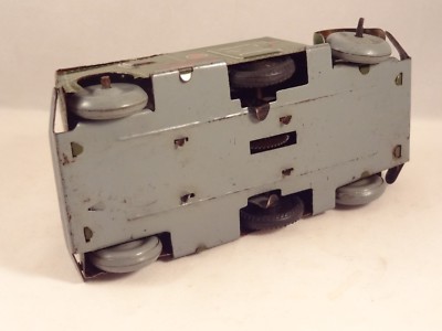 Ancien Tank Jouet Mécanique En Tôle - MS Michael SEIDEL ? Mettoy ? Années 1950