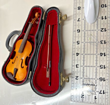 Wood Violin with bow and case