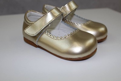 girls gold mary janes