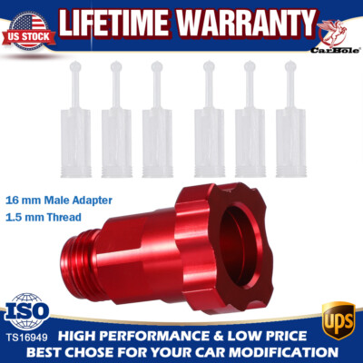 Universal M16*1.5mm External Thread + 6PC Filter For GTI Spray Gun Cup Connector