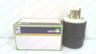 LEVITON 2411 LOCKING PLUG, NEW #332217