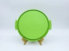 11-1/2" Lime Green TUPPERWARE Replacement FOR 9" Cake Pie Cupcake Base Plate 684
