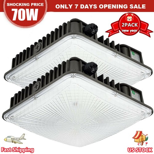 70 Watt LED Canopy Lights 45 Watt, 5500K Daylight White, 5400 Lumen, 110-277V - Picture 28 of 33